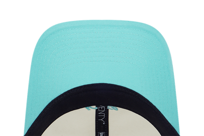 NEW ERA BASIC 2-TONE ARCTIC TEAL VISOR CHROME WHITE 9TWENTY SMALL CAP