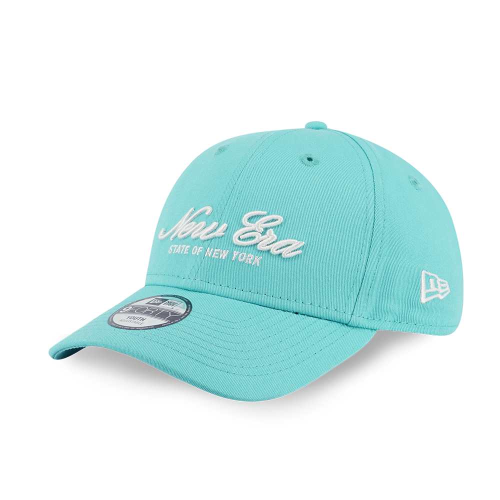 NEW ERA BASIC ARCTIC TEAL KIDS 9FORTY CAP