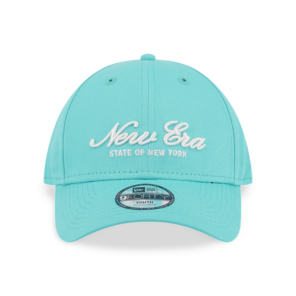 NEW ERA BASIC ARCTIC TEAL KIDS 9FORTY CAP