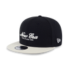 NEW ERA BASIC 2-TONE CHROME WHITE VISOR BLACK 9FIFTY CAP