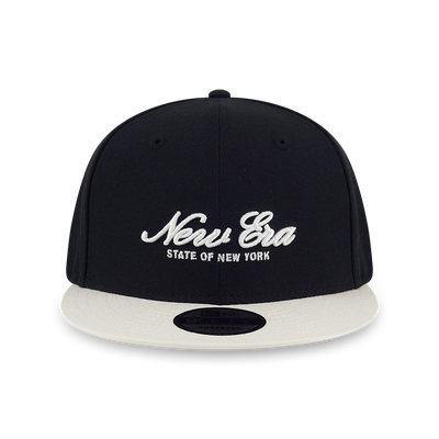 NEW ERA BASIC 2-TONE CHROME WHITE VISOR BLACK 9FIFTY CAP