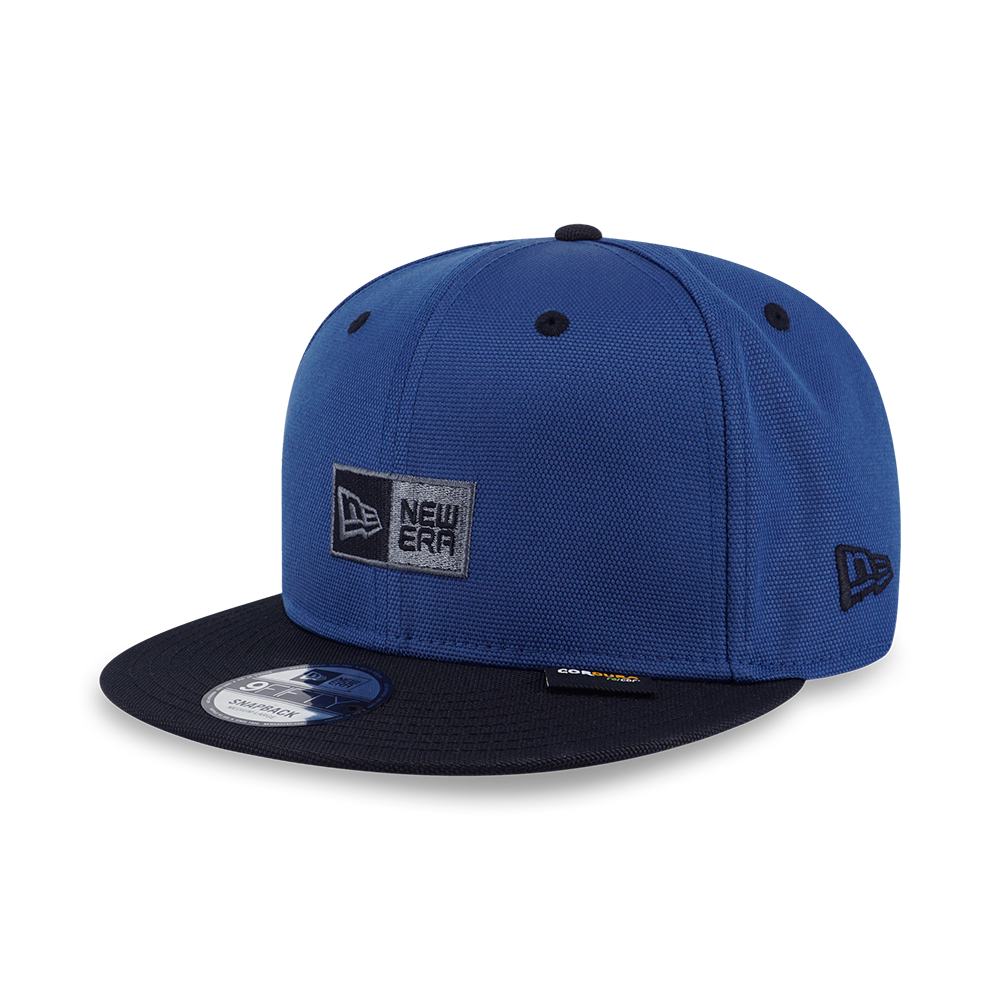 NEW ERA CORDURA 2-TONE BLACK VISOR MYSTERY BLUE 9FIFTY CAP