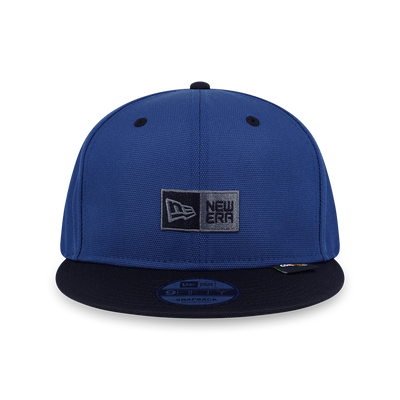 NEW ERA CORDURA 2-TONE BLACK VISOR MYSTERY BLUE 9FIFTY CAP