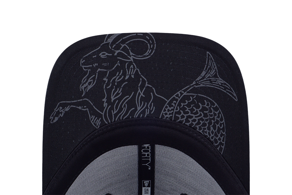 NEW ERA HOROSCOPE HORIZONS CAPRICORN BLACK 9FORTY CAP