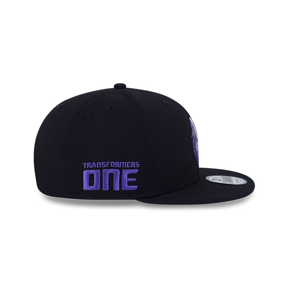 NEW ERA X TRANSFORMERS ONE DECEPTICON BLACK 9FIFTY CAP