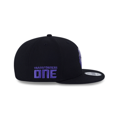 NEW ERA X TRANSFORMERS ONE DECEPTICON BLACK 9FIFTY CAP