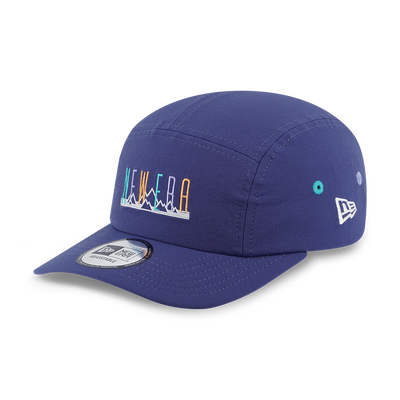 NEW ERA SPRINGTIME RHYTHM INK PURPLE CURVE VISOR CAMPER CAP