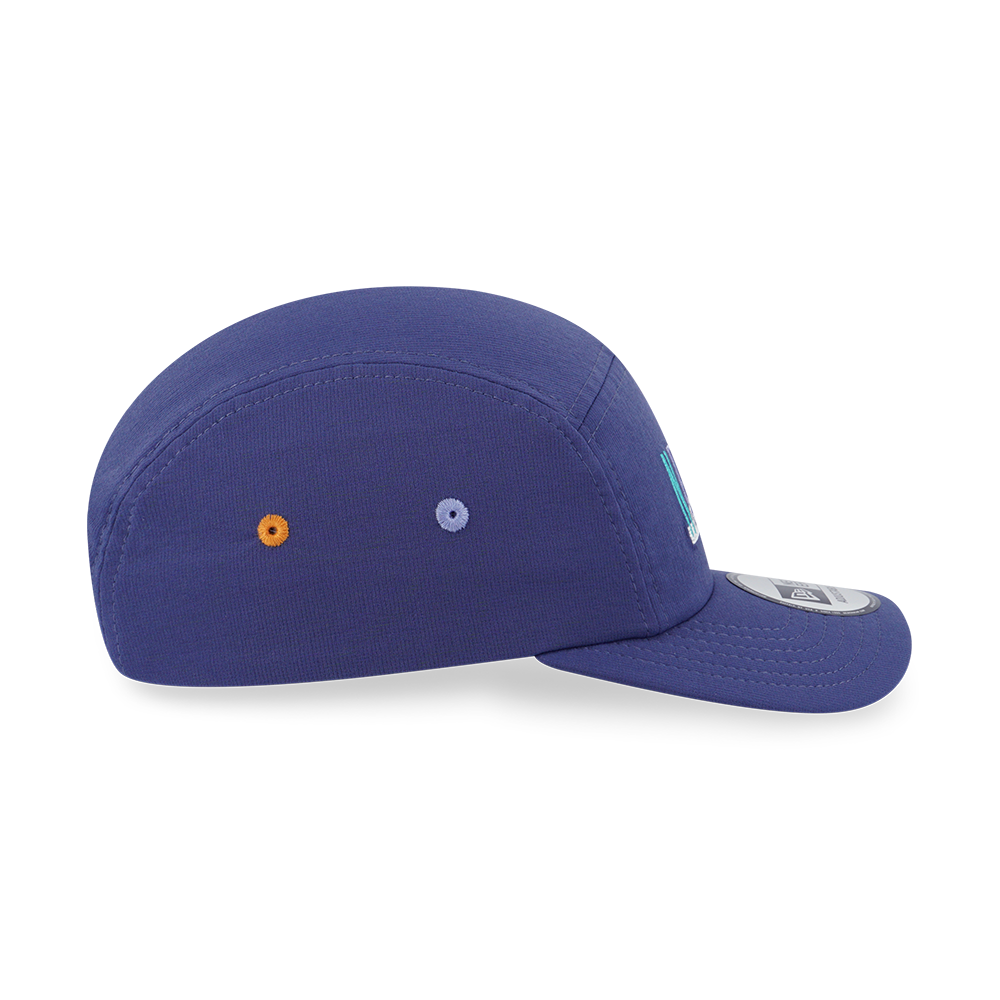 NEW ERA SPRINGTIME RHYTHM INK PURPLE CURVE VISOR CAMPER CAP