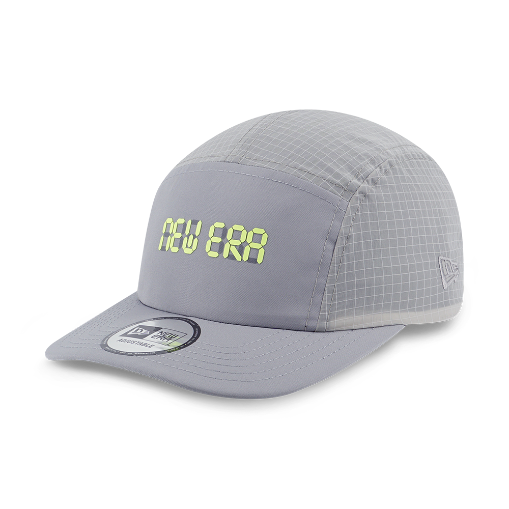 NEW ERA CITY SPORT UPRIGHT YELLOW UNDERVISOR GRAY CAMPER CAP