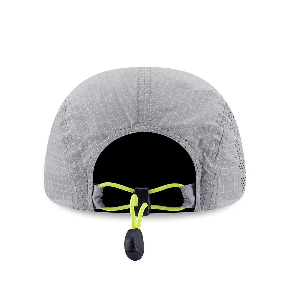 NEW ERA CITY SPORT UPRIGHT YELLOW UNDERVISOR GRAY CAMPER CAP