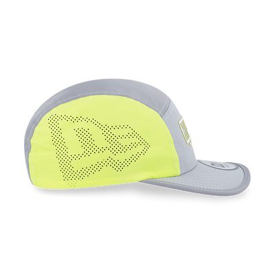 NEW ERA CITY SPORT UPRIGHT YELLOW PANEL DOLPHIN GRAY CAMPER CAP