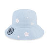 NEW ERA FLORAL INDIGO DENIM BUCKET 03