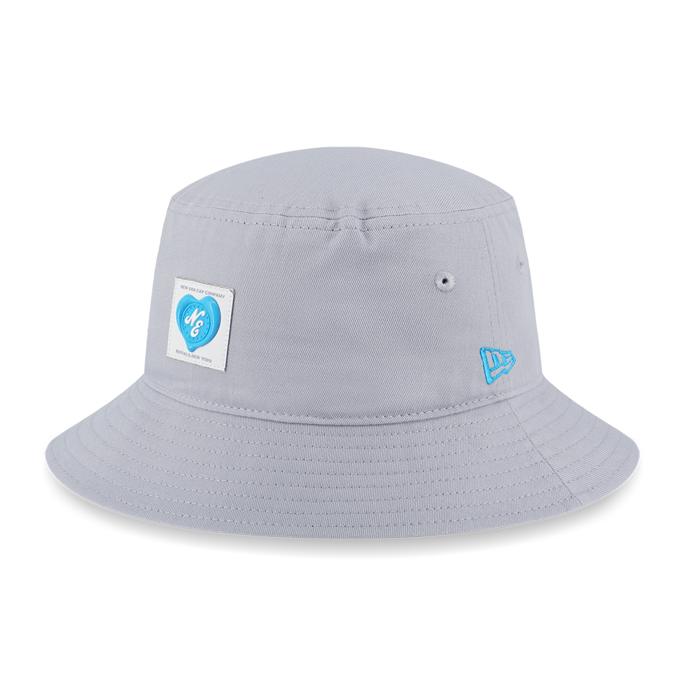 NEW ERA VALENTINE'S DAY DOLPHIN GRAY BUCKET 01