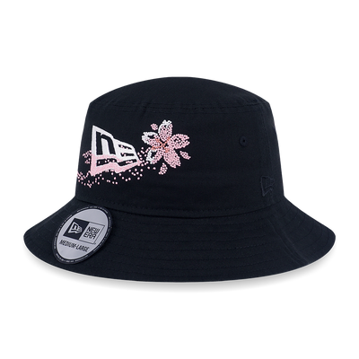 NEW ERA FLORAL BLACK BUCKET 01