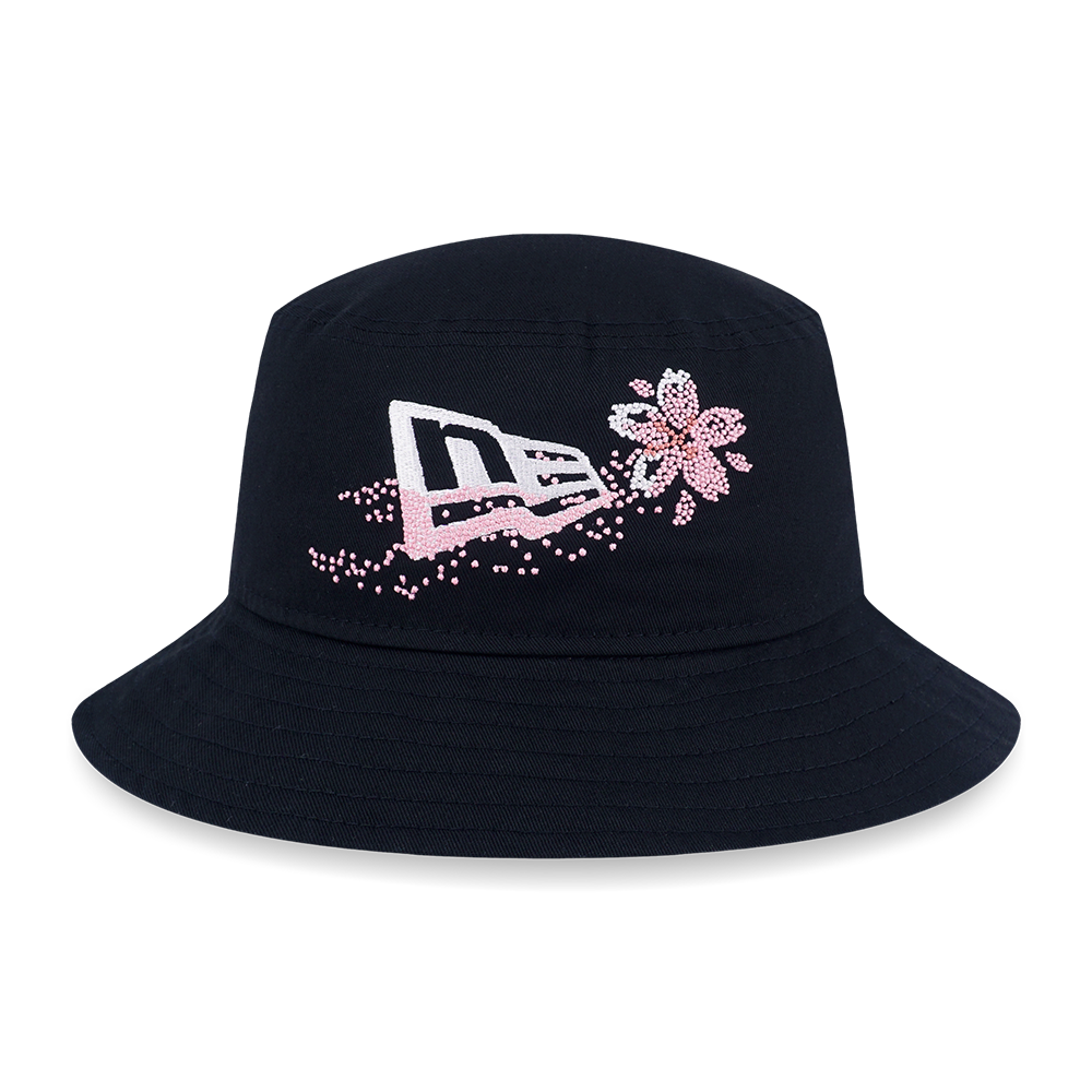 NEW ERA FLORAL BLACK BUCKET 01