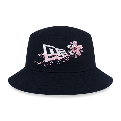 NEW ERA FLORAL BLACK BUCKET 01