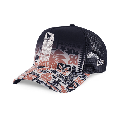 NEW ERA MARINE LIFE CLUB MULTI BROWN BLACK 9FORTY AF TRUCKER CAP
