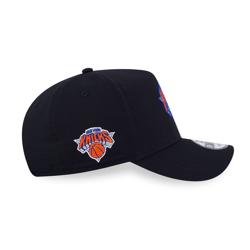 NEW YORK KNICKS NBA DOODLES BLACK 9FORTY AF CAP