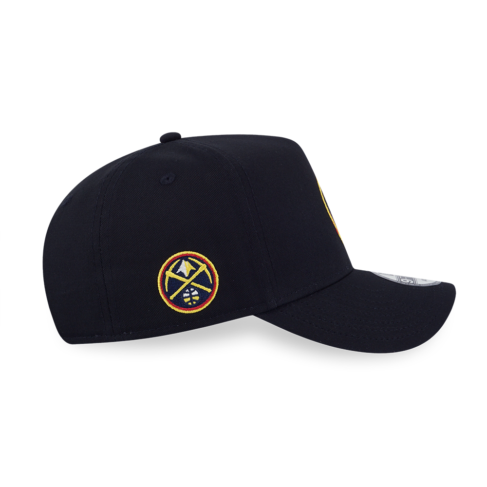 DENVER NUGGETS NBA DOODLES BLACK 9FORTY AF CAP