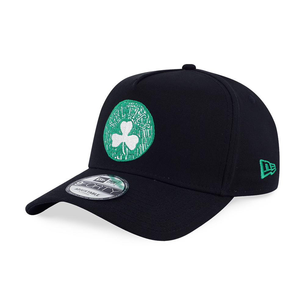 BOSTON CELTICS NBA DOODLES BLACK 9FORTY AF CAP