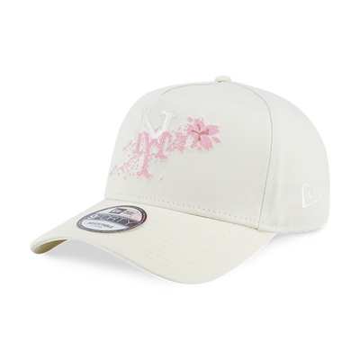 NEW YORK METS FLORAL CHROME WHITE 9FORTY AF CAP