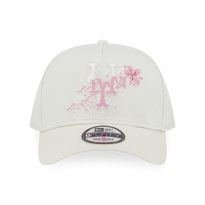 NEW YORK METS FLORAL CHROME WHITE 9FORTY AF CAP