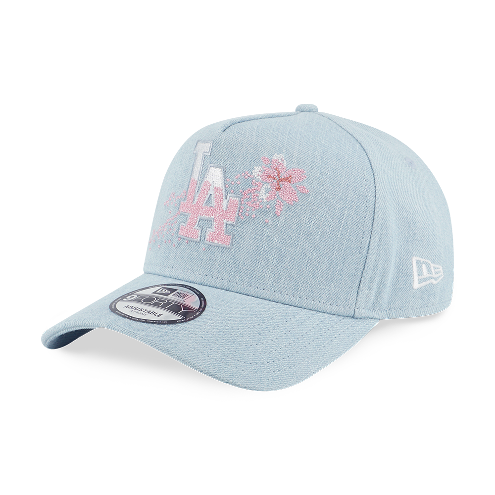 LOS ANGELES DODGERS FLORAL INDIGO DENIM 9FORTY AF CAP