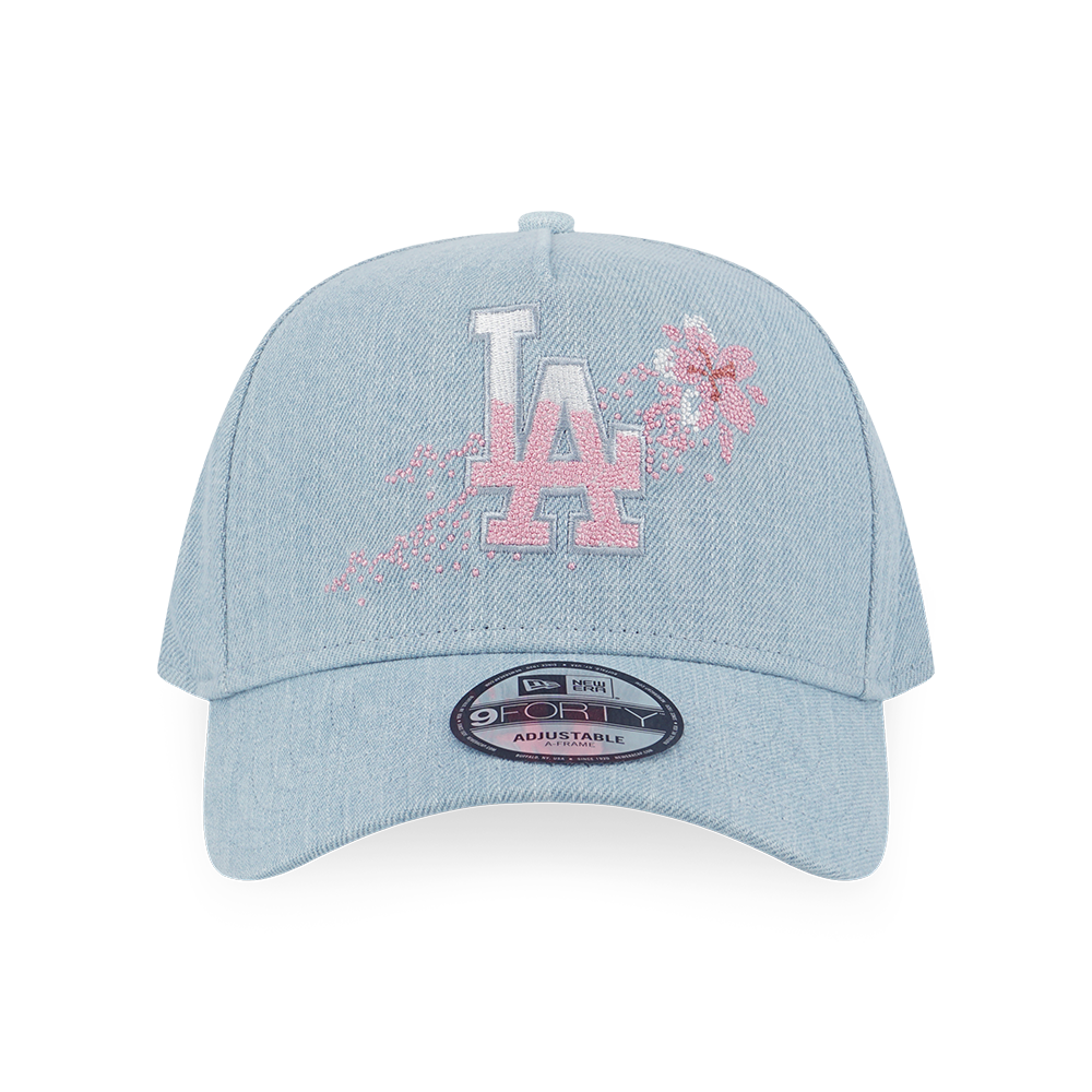 LOS ANGELES DODGERS FLORAL INDIGO DENIM 9FORTY AF CAP