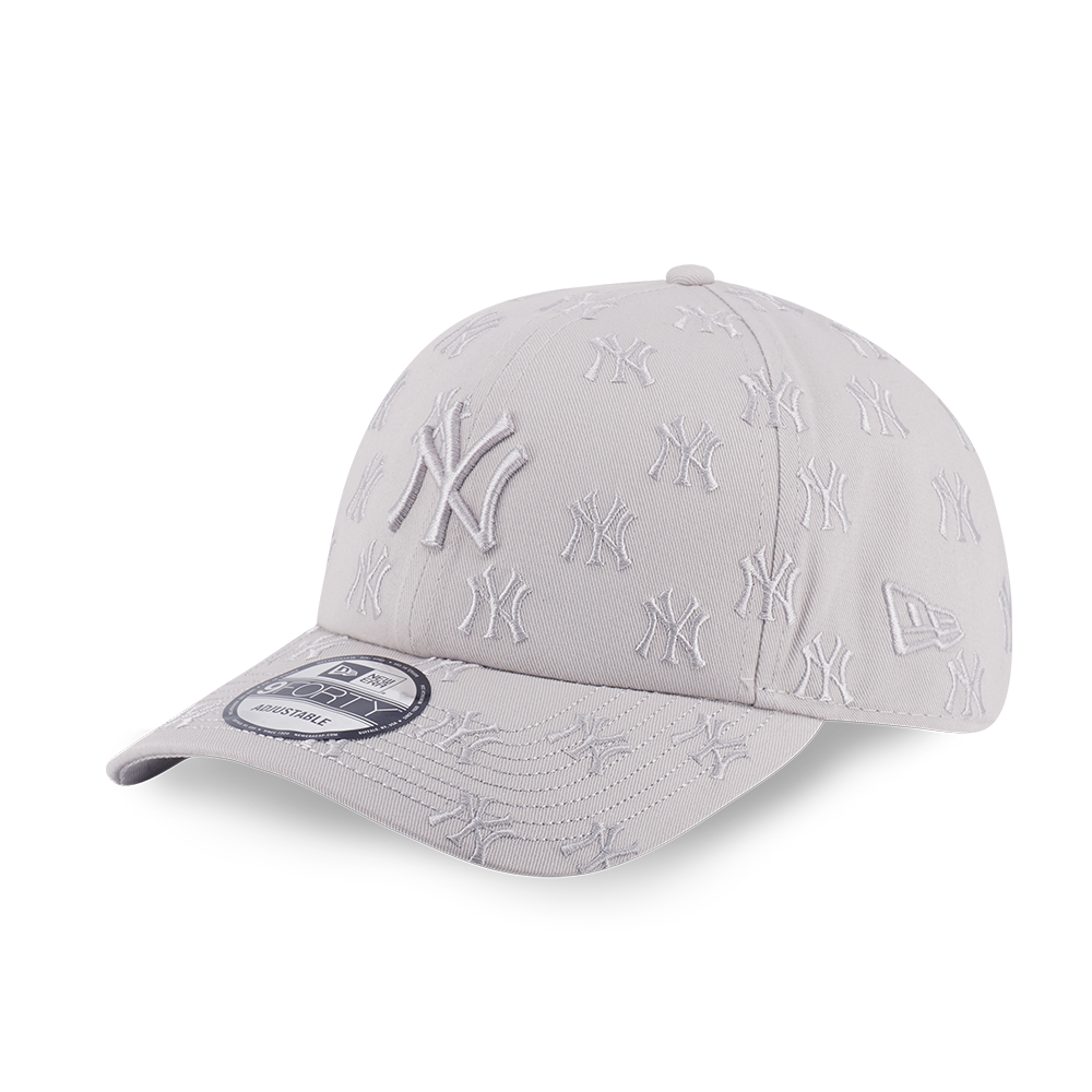 NEW YORK YANKEES TONAL MONOGRAM VINTAGE STONE 9FORTY CAP