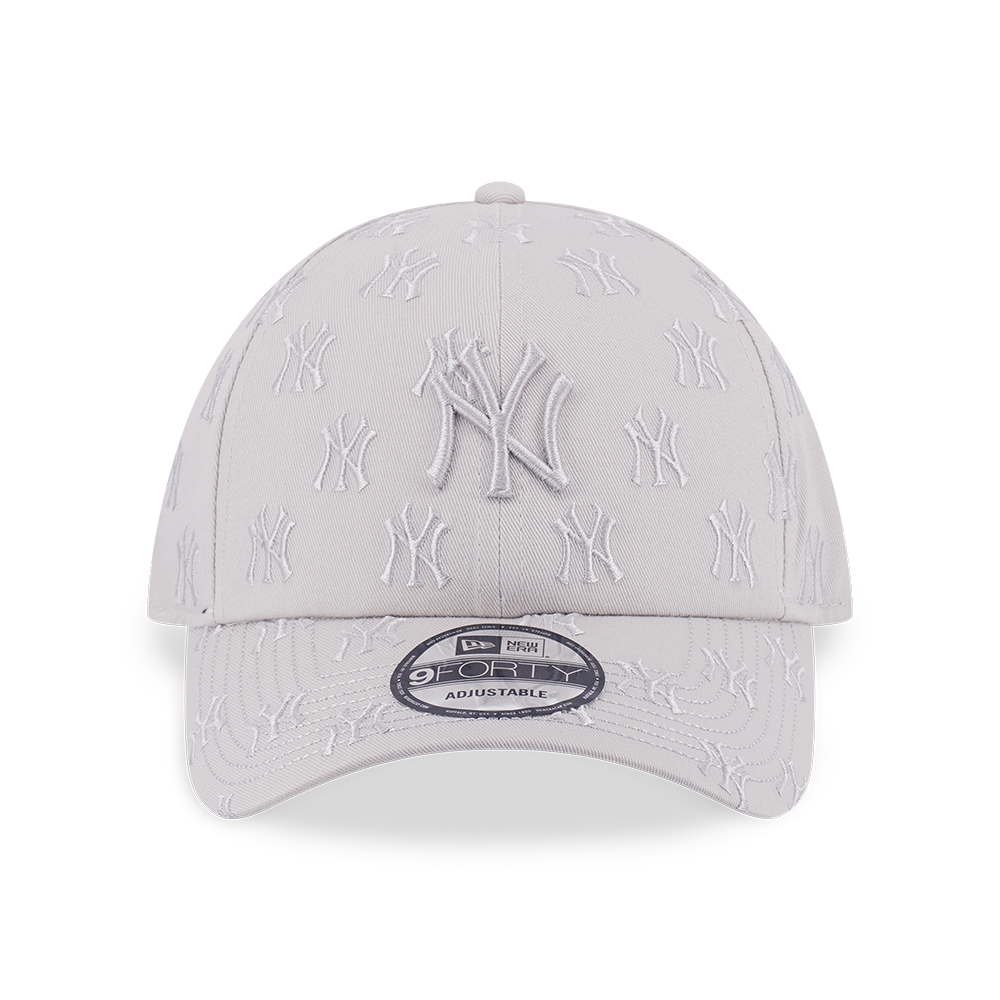 NEW YORK YANKEES TONAL MONOGRAM VINTAGE STONE 9FORTY CAP