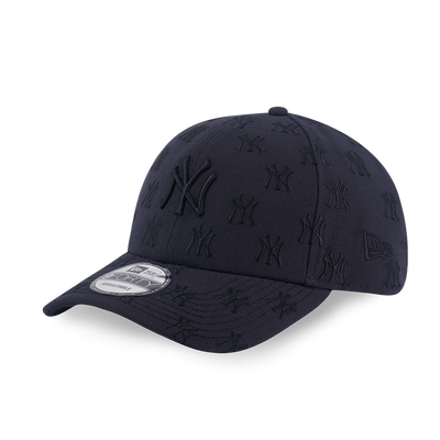 NEW YORK YANKEES TONAL MONOGRAM FADED BLACK 9FORTY CAP
