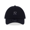 NEW YORK YANKEES MLB METAL BADGE BLACK 9FORTY CAP