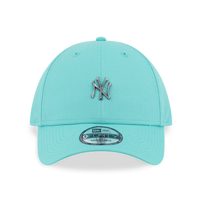 NEW YORK YANKEES MLB METAL BADGE ARCTIC TEAL 9FORTY CAP