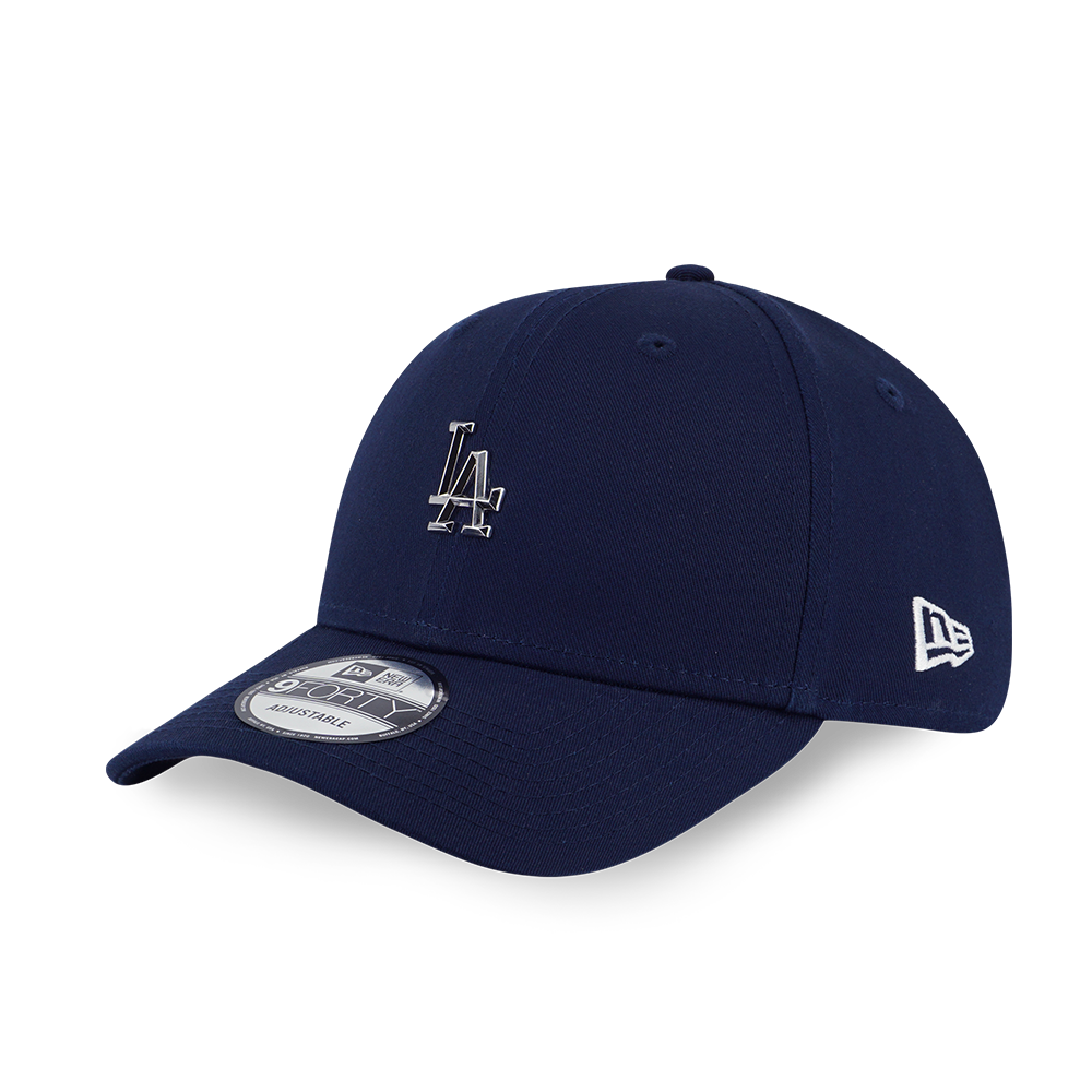 LOS ANGELES DODGERS MLB METAL BADGE OCEANSIDE BLUE 9FORTY CAP