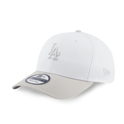 LOS ANGELES DODGERS DASHMARK MINI 2-TONE VINTAGE STONE VISOR WHITE 9FORTY CAP
