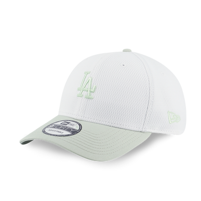 LOS ANGELES DODGERS DASHMARK MINI 2-TONE SOFT GRASS VISOR WHITE 9FORTY CAP