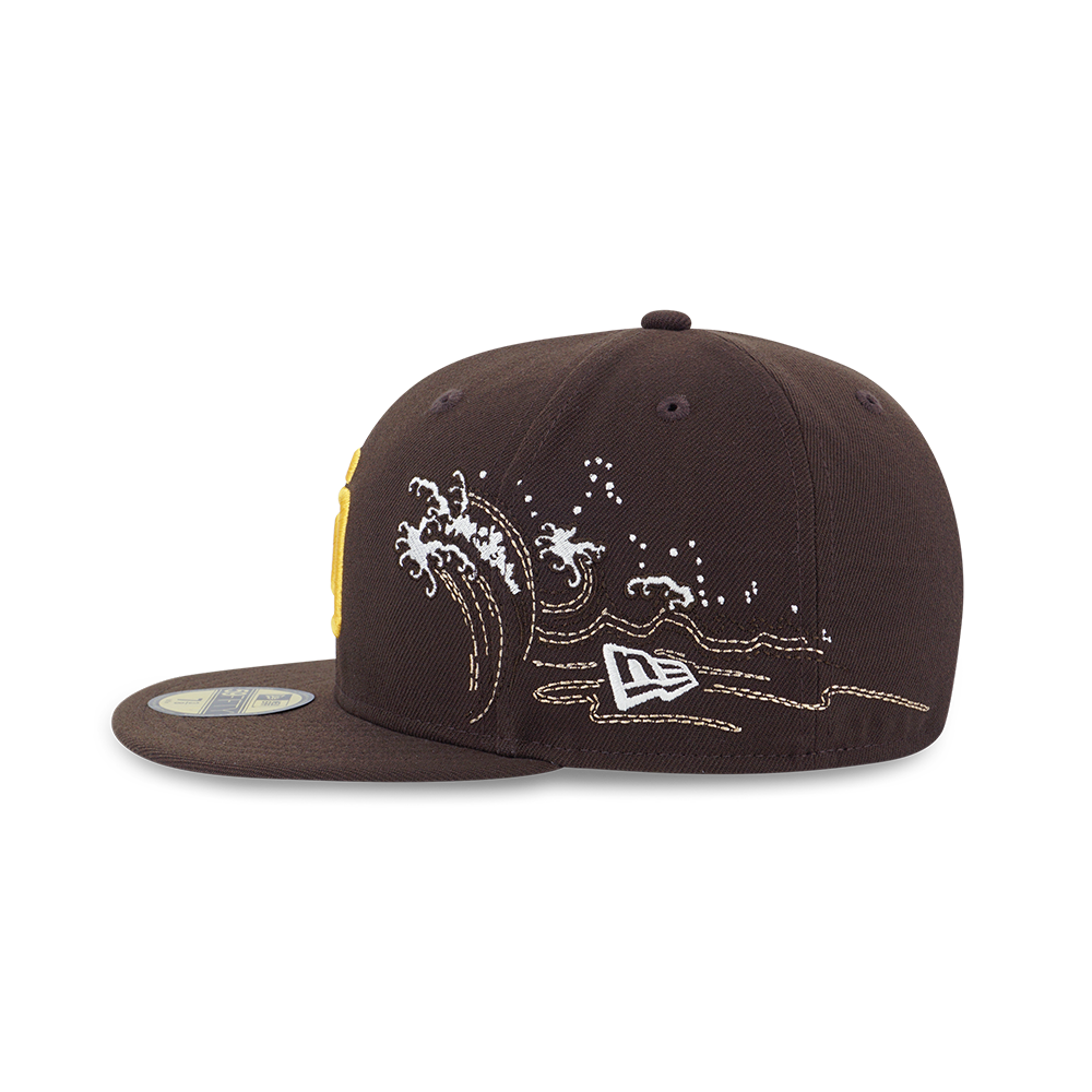 59FIFTY PACK - TONAL WAVE SAN DIEGO PADRES WALNUT 59FIFTY CAP