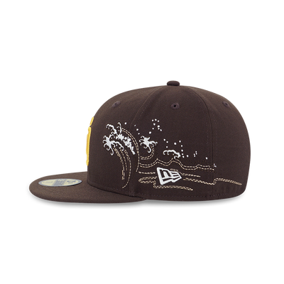 59FIFTY PACK - TONAL WAVE SAN DIEGO PADRES WALNUT 59FIFTY CAP