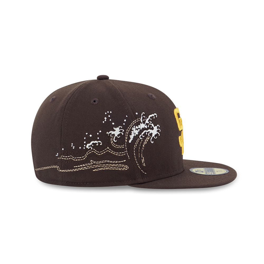 59FIFTY PACK - TONAL WAVE SAN DIEGO PADRES WALNUT 59FIFTY CAP