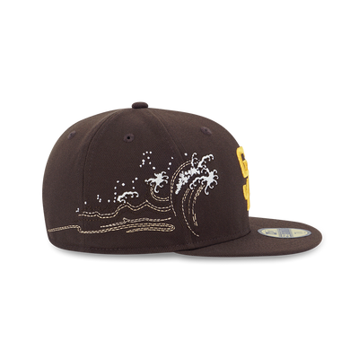 59FIFTY PACK - TONAL WAVE SAN DIEGO PADRES WALNUT 59FIFTY CAP