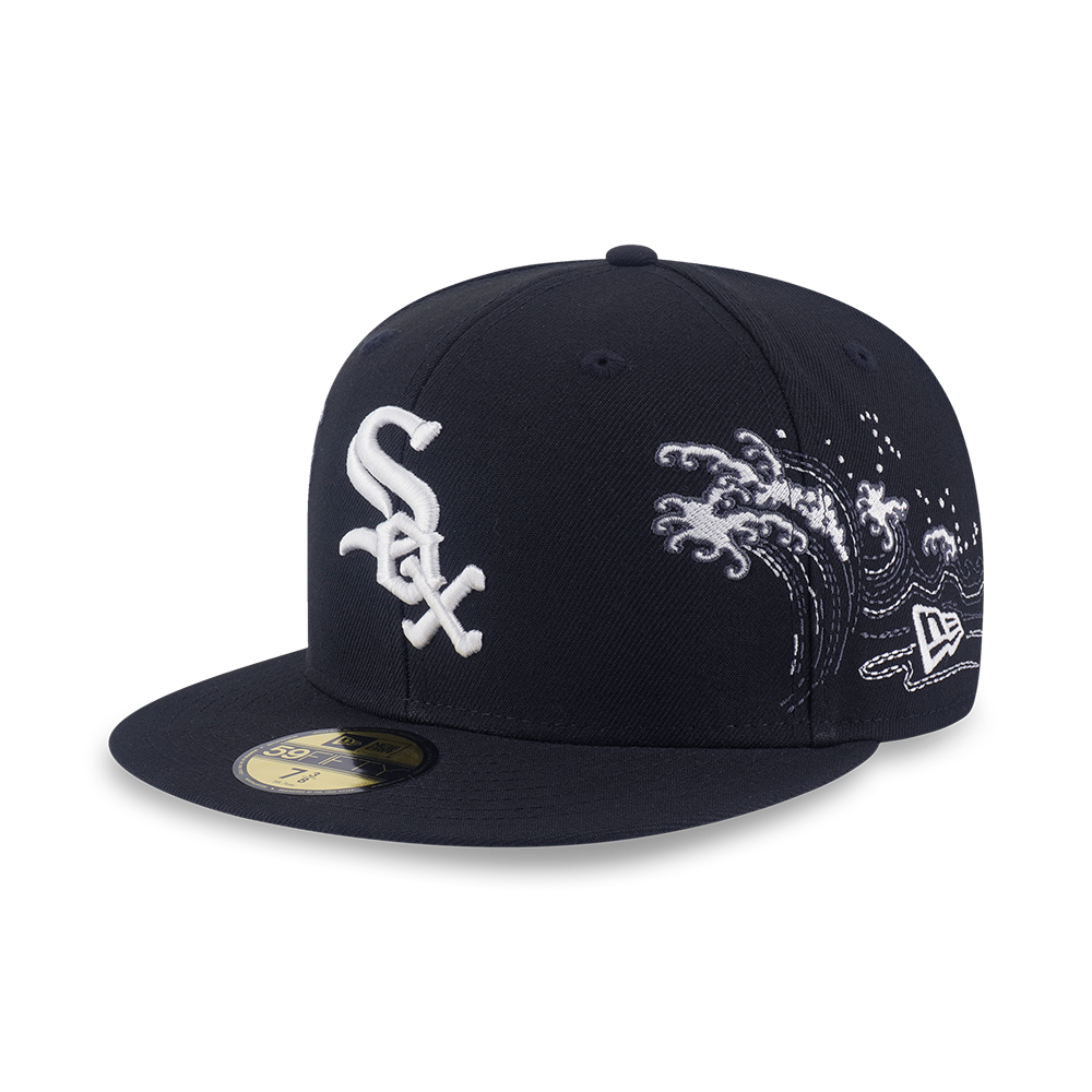 59FIFTY PACK - TONAL WAVE CHICAGO WHITE SOX BLACK 59FIFTY CAP