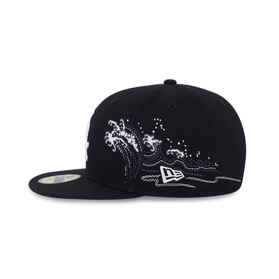 59FIFTY PACK - TONAL WAVE CHICAGO WHITE SOX BLACK 59FIFTY CAP