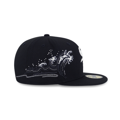 59FIFTY PACK - TONAL WAVE CHICAGO WHITE SOX BLACK 59FIFTY CAP