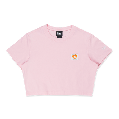 NEW ERA VALENTINE'S DAY PINK WOMEN CROP TEE