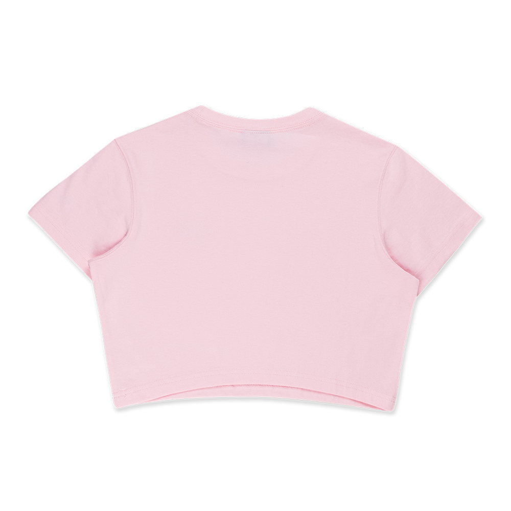 NEW ERA VALENTINE'S DAY PINK WOMEN CROP TEE