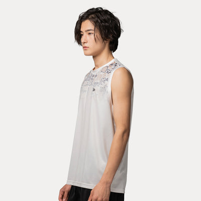 NEW ERA MARINE LIFE CLUB CHROME WHITE TANK TOP