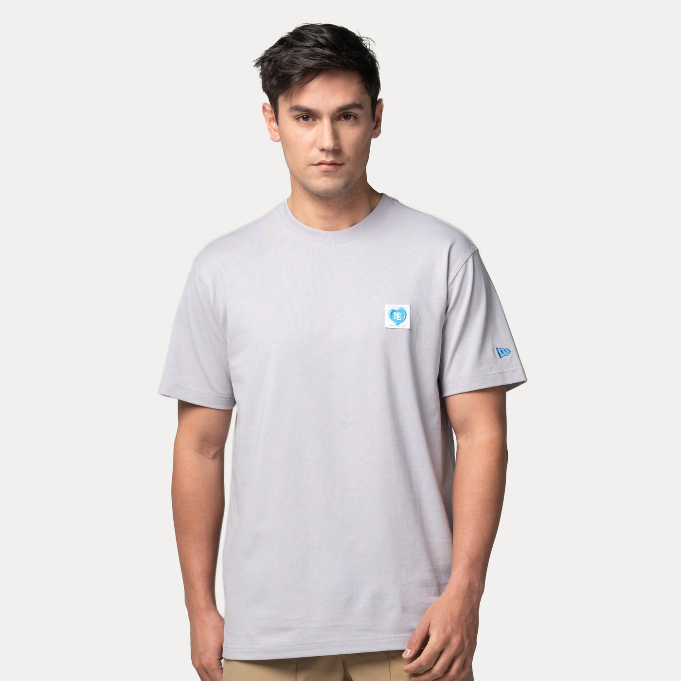 NEW ERA VALENTINE'S DAY DOLPHIN GRAY SHORT SLEEVE T-SHIRT