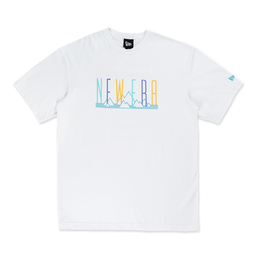 NEW ERA SPRINGTIME RHYTHM WHITE OVERSIZED SHORT SLEEVE T-SHIRT