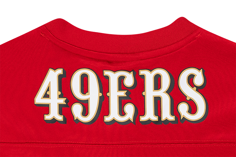 SAN FRANCISCO 49ERS NFL SCARLET AMERICAN FOOTBALL JERSEY