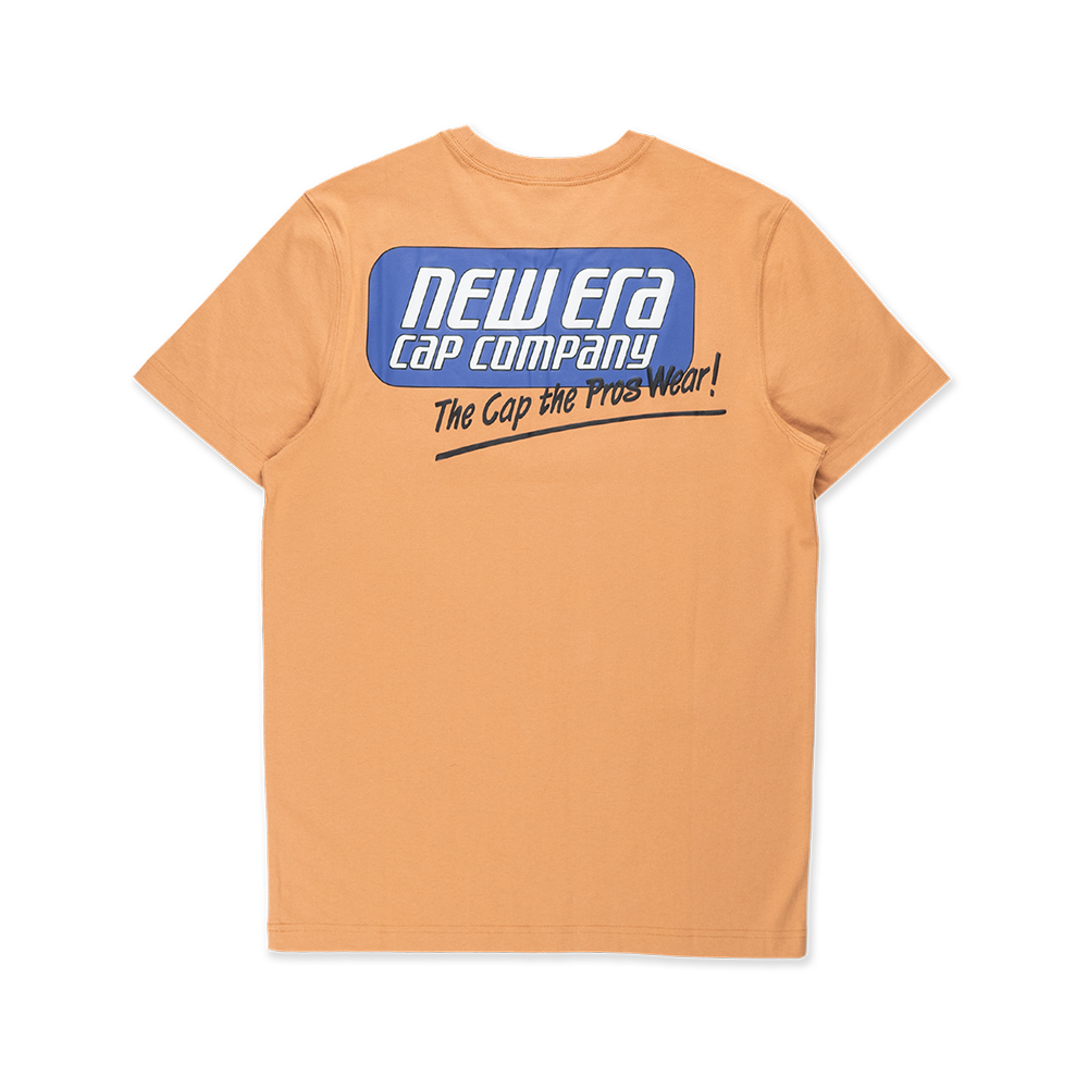 NEW ERA CAP COMPANY DEEP SAND BROWN SHORT SLEEVE T-SHIRT